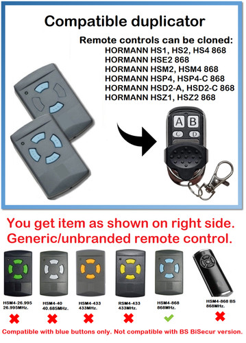 Garage remote control